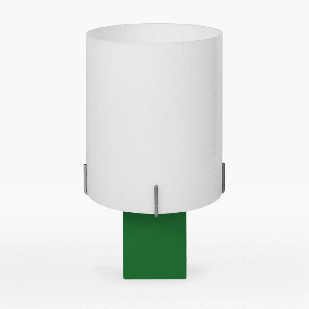 Deep Green lamp by Studio Larum – modern green designer lighting handcrafted in Poland.